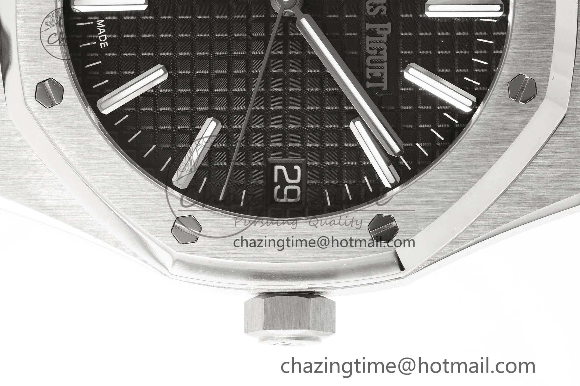 SportInspired Royal Oak 41mm 15510 “50th Anniversary” SS APSF 1:1 Best Edition Black Dial on SS Bracelet SA4302 Super Clone 4590