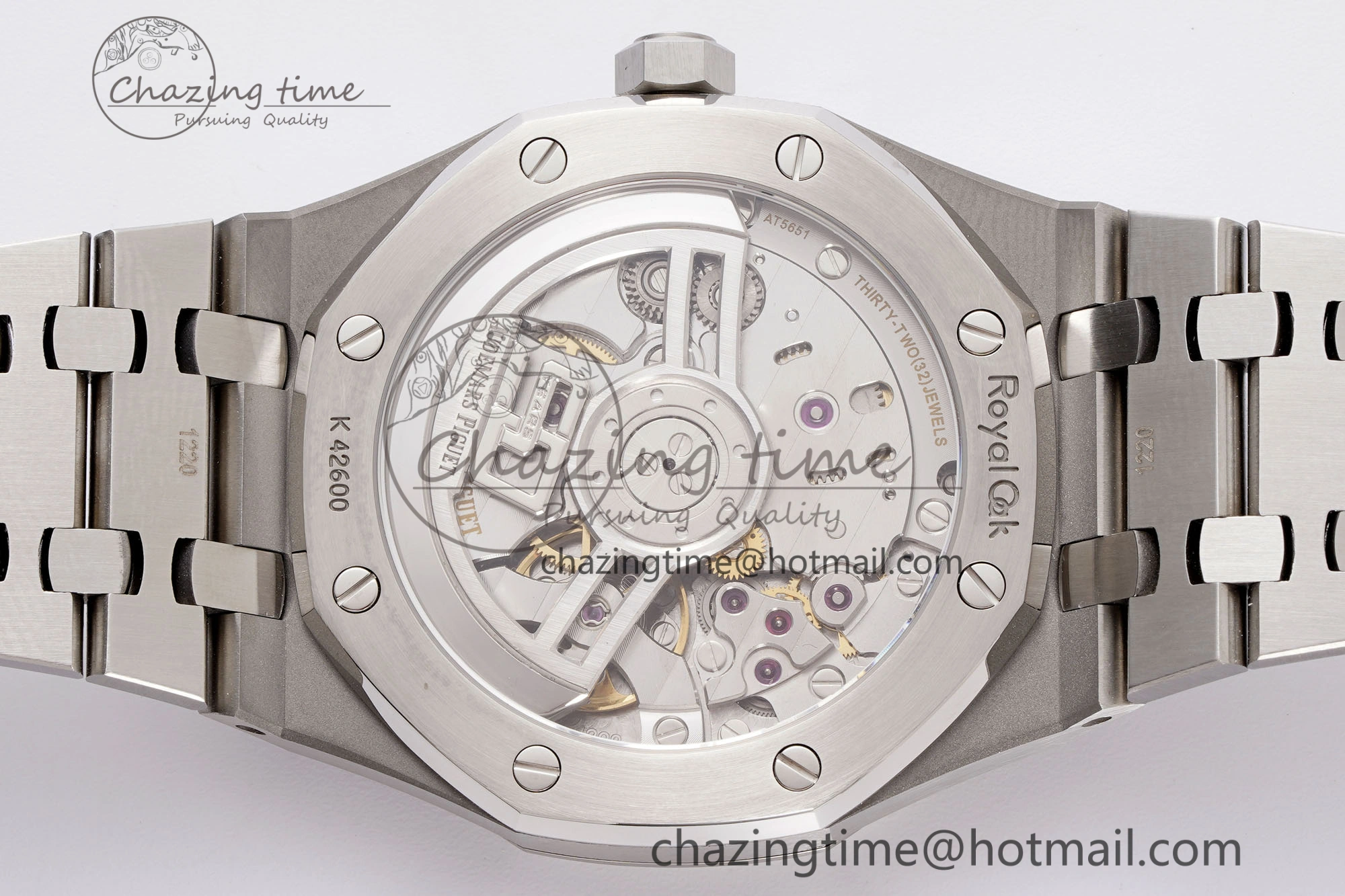 Royal Oak 41mm 15510 “50th Anniversary” SS APSF 1:1 Best Edition Gray Dial on SS Bracelet SA4302 Super Clone WrinkleFree 4588