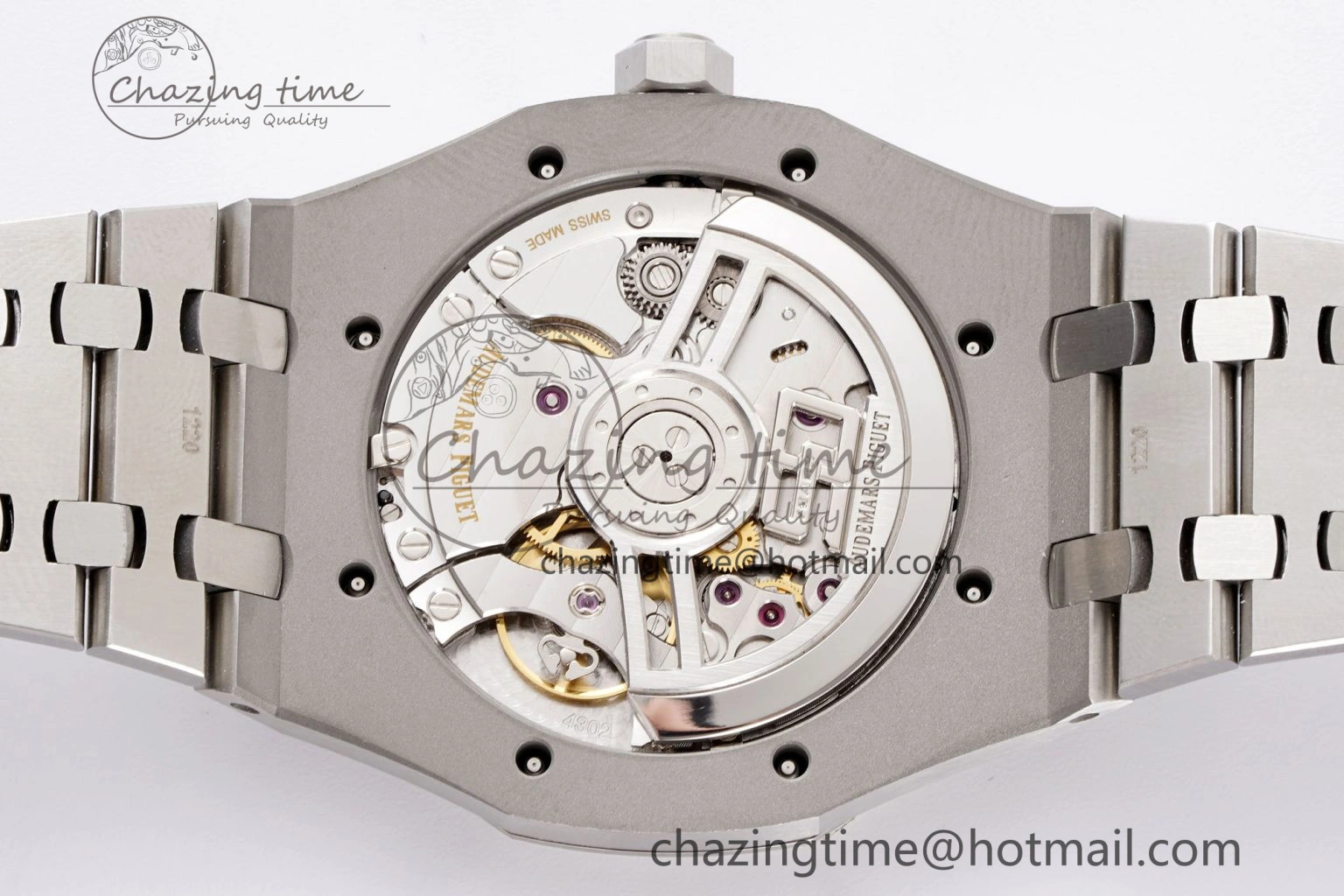 Royal Oak 41mm 15510 “50th Anniversary” SS APSF 1:1 Best Edition Gray Dial on SS Bracelet SA4302 Super Clone WrinkleFree 4588