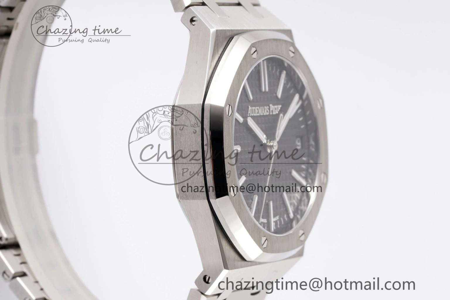Royal Oak 41mm 15510 “50th Anniversary” SS APSF 1:1 Best Edition Gray Dial on SS Bracelet SA4302 Super Clone WrinkleFree 4588