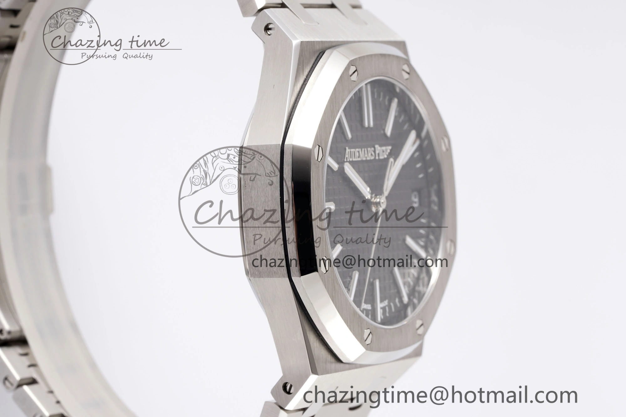 Royal Oak 41mm 15510 “50th Anniversary” SS APSF 1:1 Best Edition Gray Dial on SS Bracelet SA4302 Super Clone WrinkleFree 4588