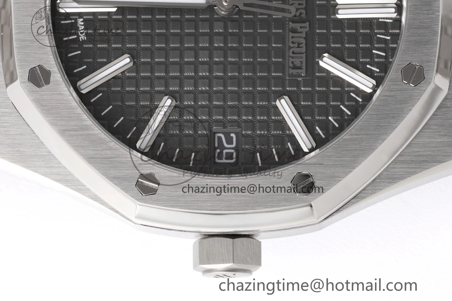 Royal Oak 41mm 15510 “50th Anniversary” SS APSF 1:1 Best Edition Gray Dial on SS Bracelet SA4302 Super Clone WrinkleFree 4588