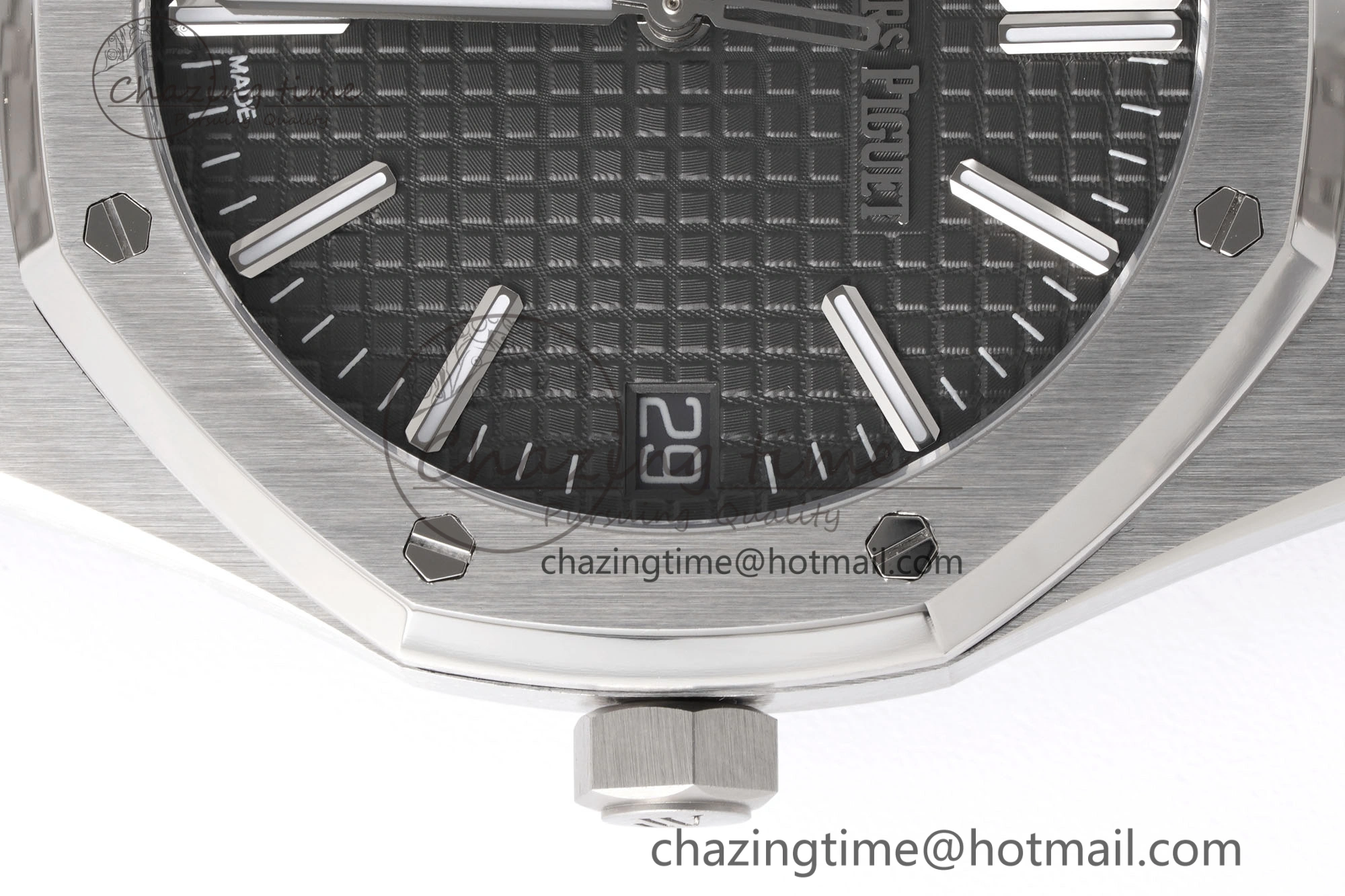 Royal Oak 41mm 15510 “50th Anniversary” SS APSF 1:1 Best Edition Gray Dial on SS Bracelet SA4302 Super Clone WrinkleFree 4588