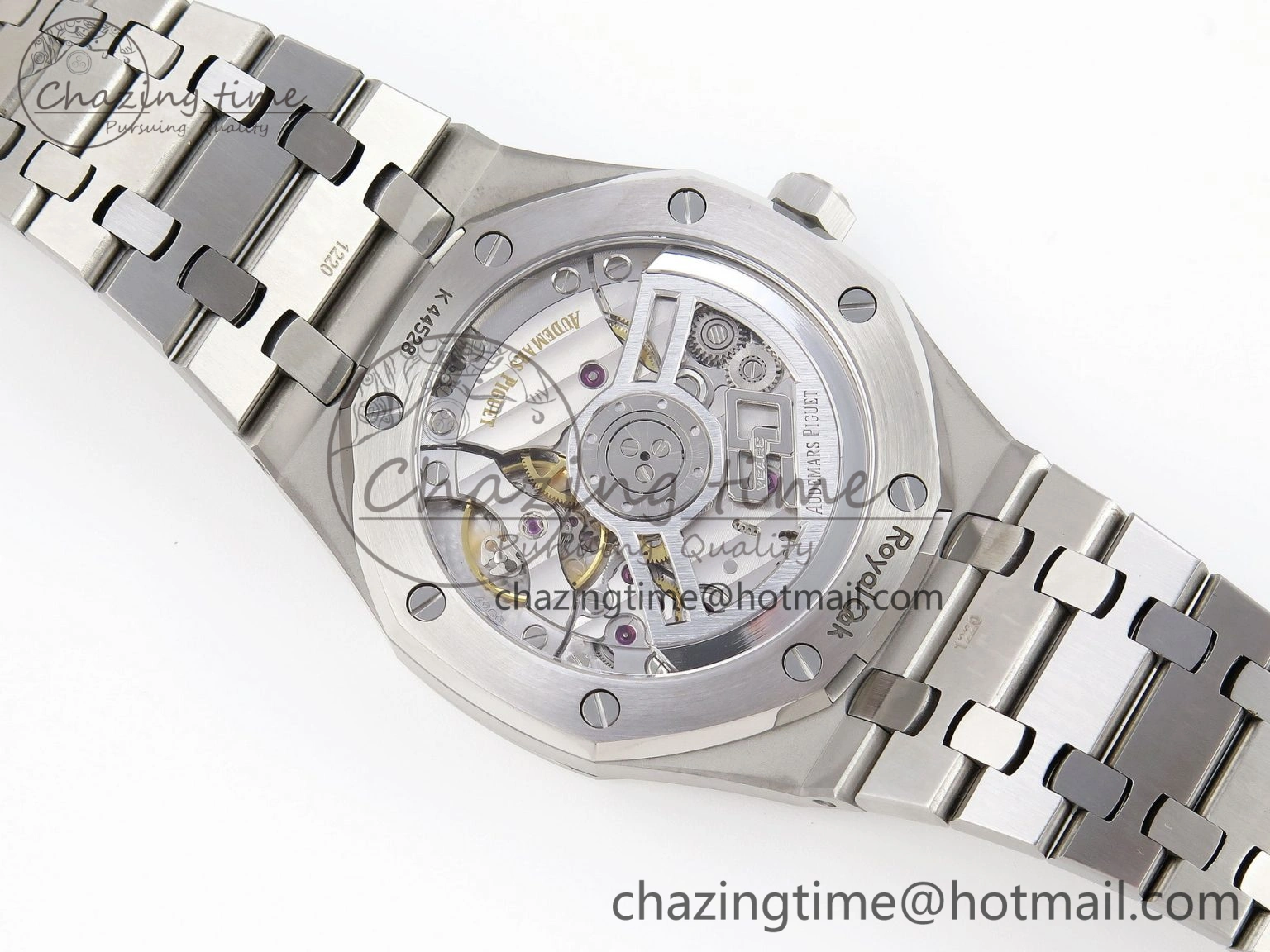 FastDry Royal Oak 41mm 15510 “50th Anniversary” SS APSF 1:1 Best Edition White Dial on SS Bracelet SA4302 Super Clone 4570