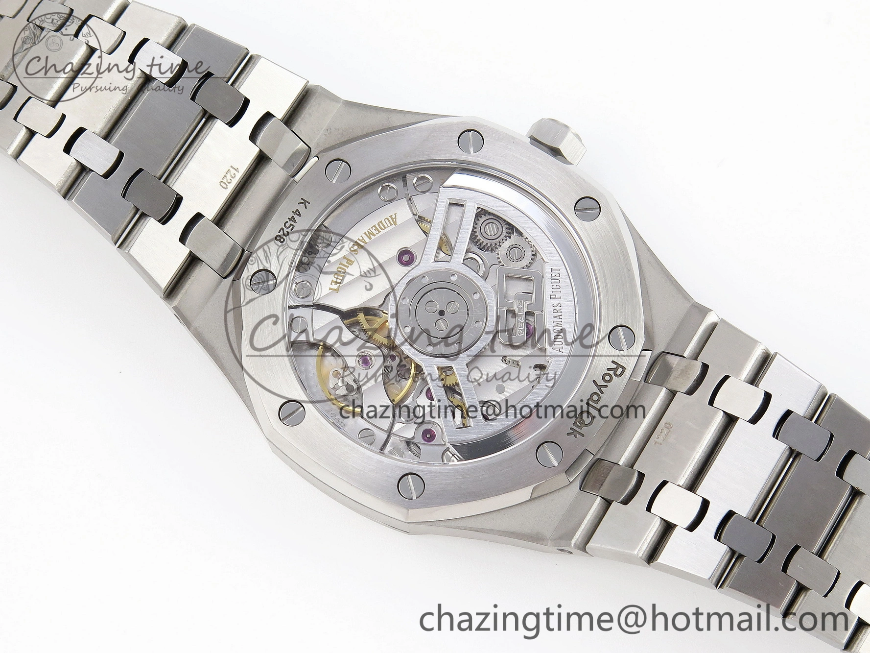 FastDry Royal Oak 41mm 15510 “50th Anniversary” SS APSF 1:1 Best Edition White Dial on SS Bracelet SA4302 Super Clone 4570