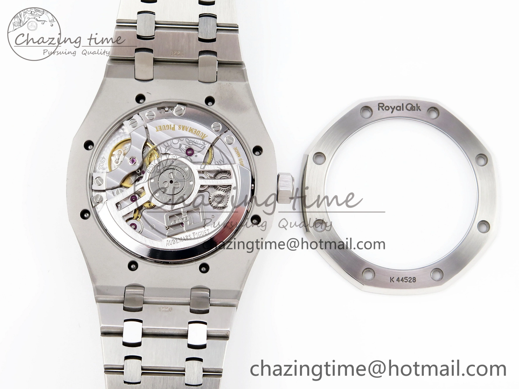 FastDry Royal Oak 41mm 15510 “50th Anniversary” SS APSF 1:1 Best Edition White Dial on SS Bracelet SA4302 Super Clone 4570