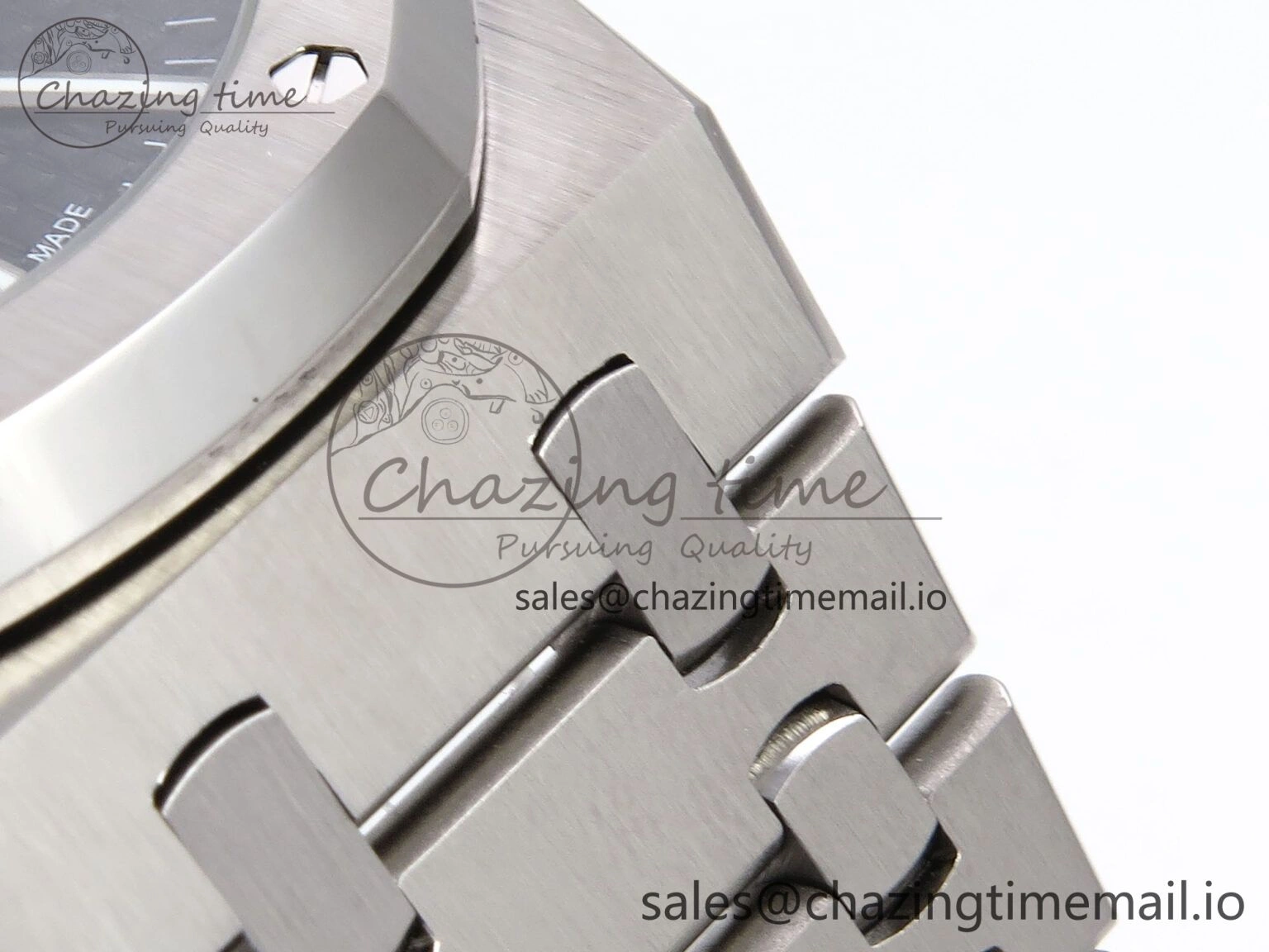Royal Oak 41mm 15510 “50th Anniversary” SS IPF 1:1 Best Edition Black Textured Dial on SS Bracelet SA4302 Super Clone Trendy 4385