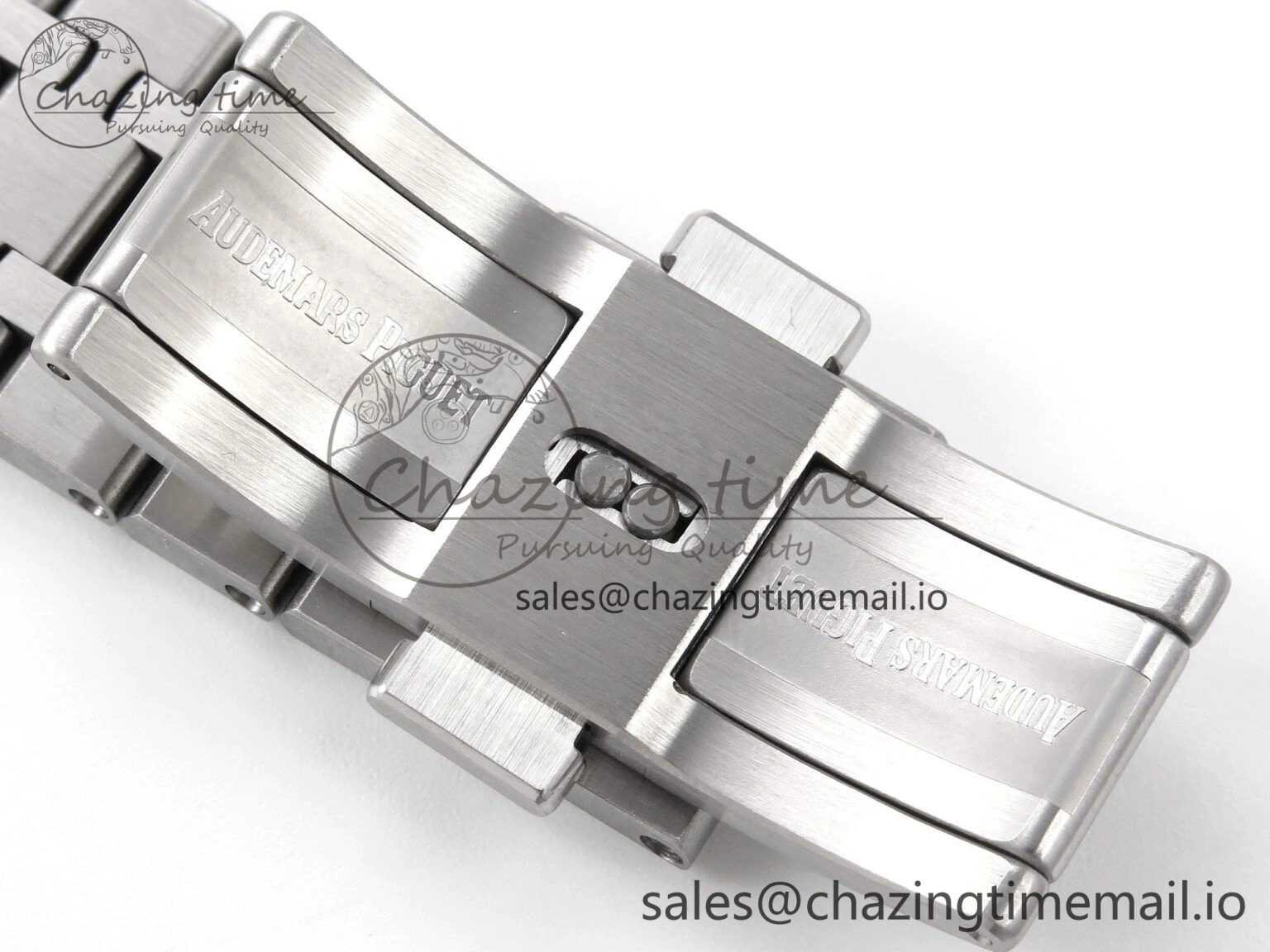 Royal Oak 41mm 15510 “50th Anniversary” SS IPF 1:1 Best Edition Light Blue Textured Dial on SS Bracelet SA4302 Super Clone Fashionable 4384