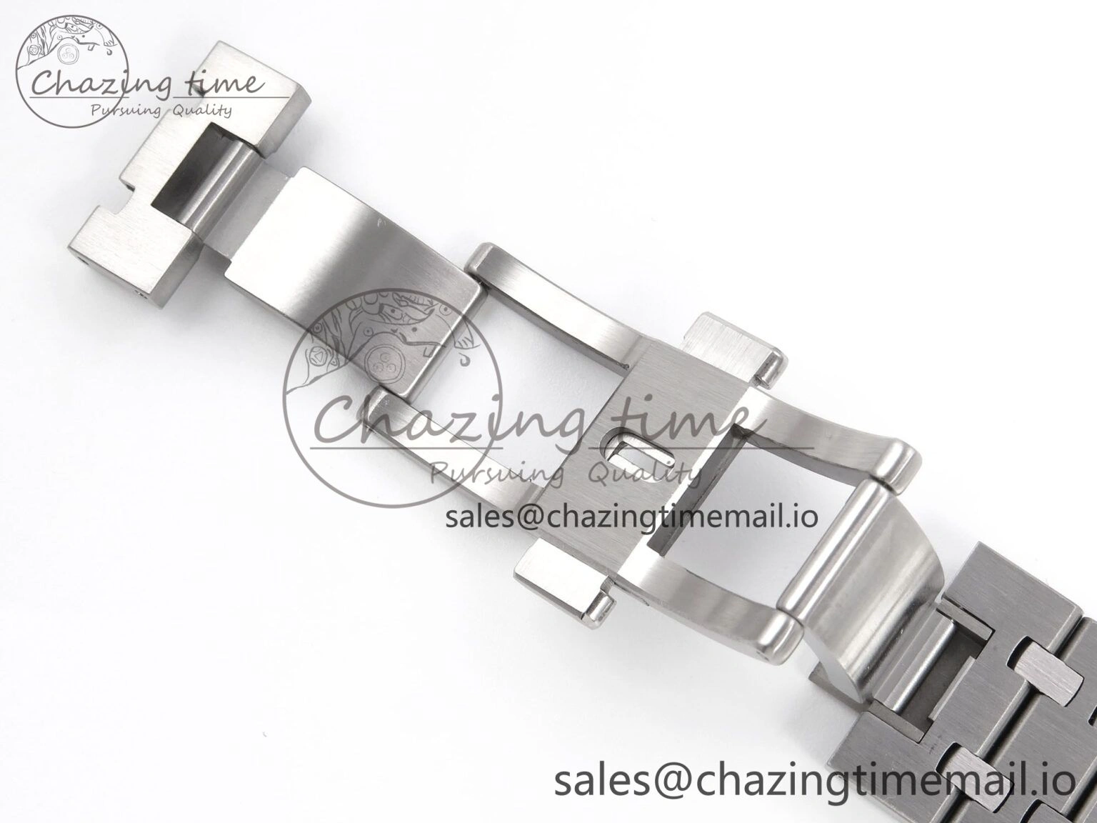 Royal Oak 41mm 15510 “50th Anniversary” SS IPF 1:1 Best Edition Light Blue Textured Dial on SS Bracelet SA4302 Super Clone Fashionable 4384