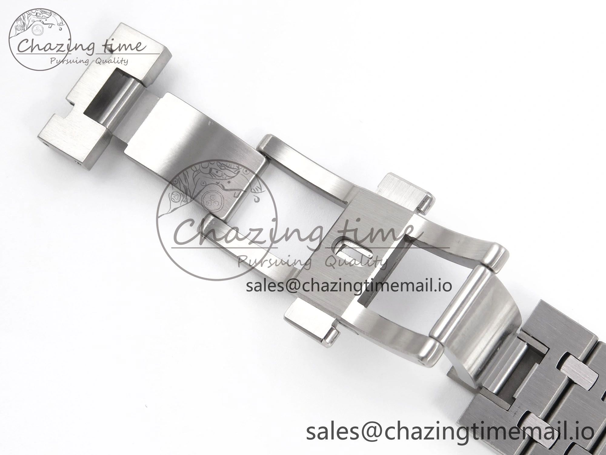 Royal Oak 41mm 15510 “50th Anniversary” SS IPF 1:1 Best Edition Light Blue Textured Dial on SS Bracelet SA4302 Super Clone Fashionable 4384