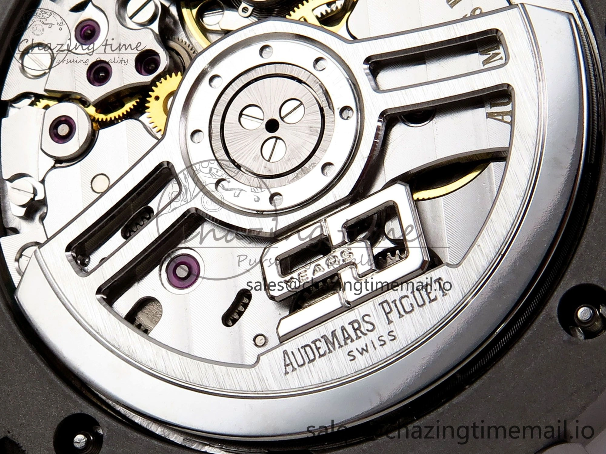 Durable Royal Oak 41mm 15510 “50th Anniversary” SS IPF 1:1 Best Edition White Textured Dial on SS Bracelet SA4302 Super Clone 4389
