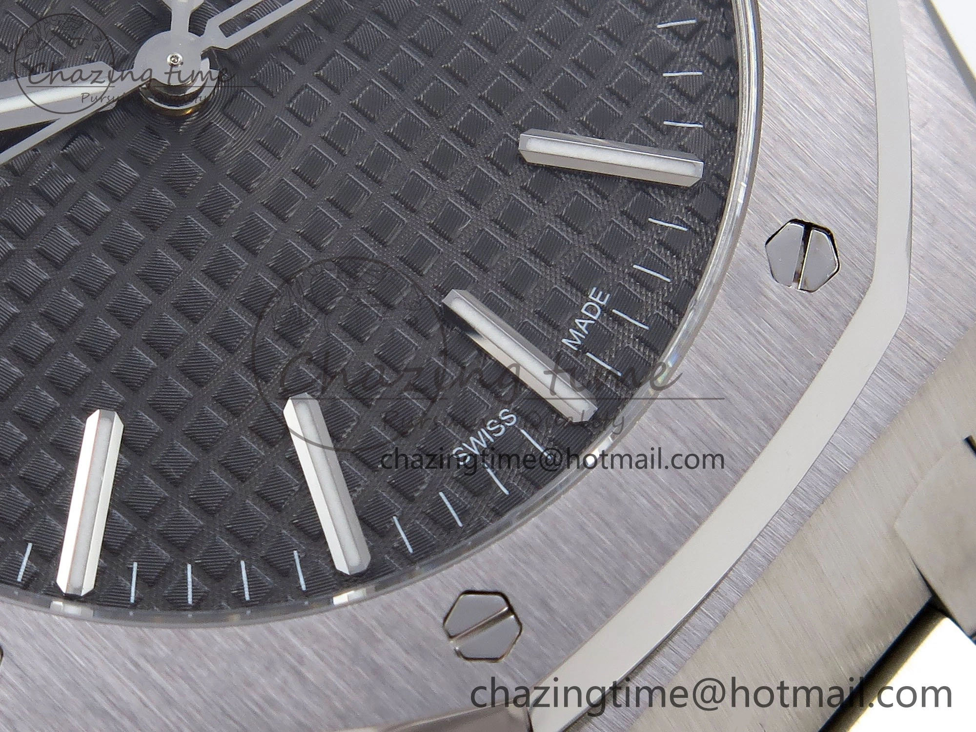 Royal Oak 41mm 15510 “50th Anniversary” SS SF 1:1 Best Edition Black Dial on SS Bracelet SA4302 Super Clone Unisex 4450