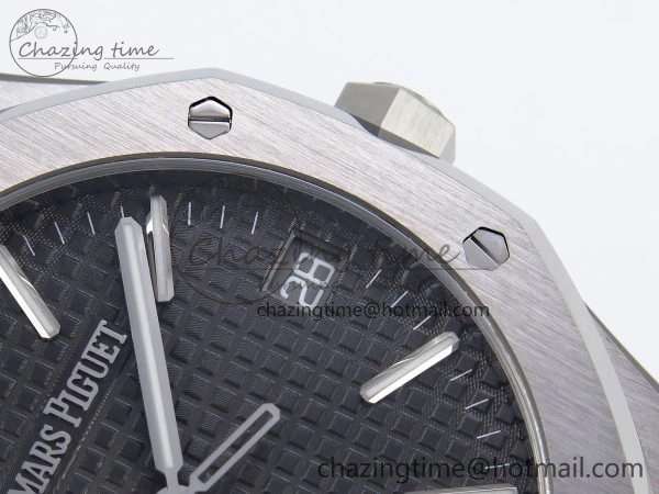 Royal Oak 41mm 15510 “50th Anniversary” SS SF 1:1 Best Edition Black Dial on SS Bracelet SA4302 Super Clone Unisex 4450
