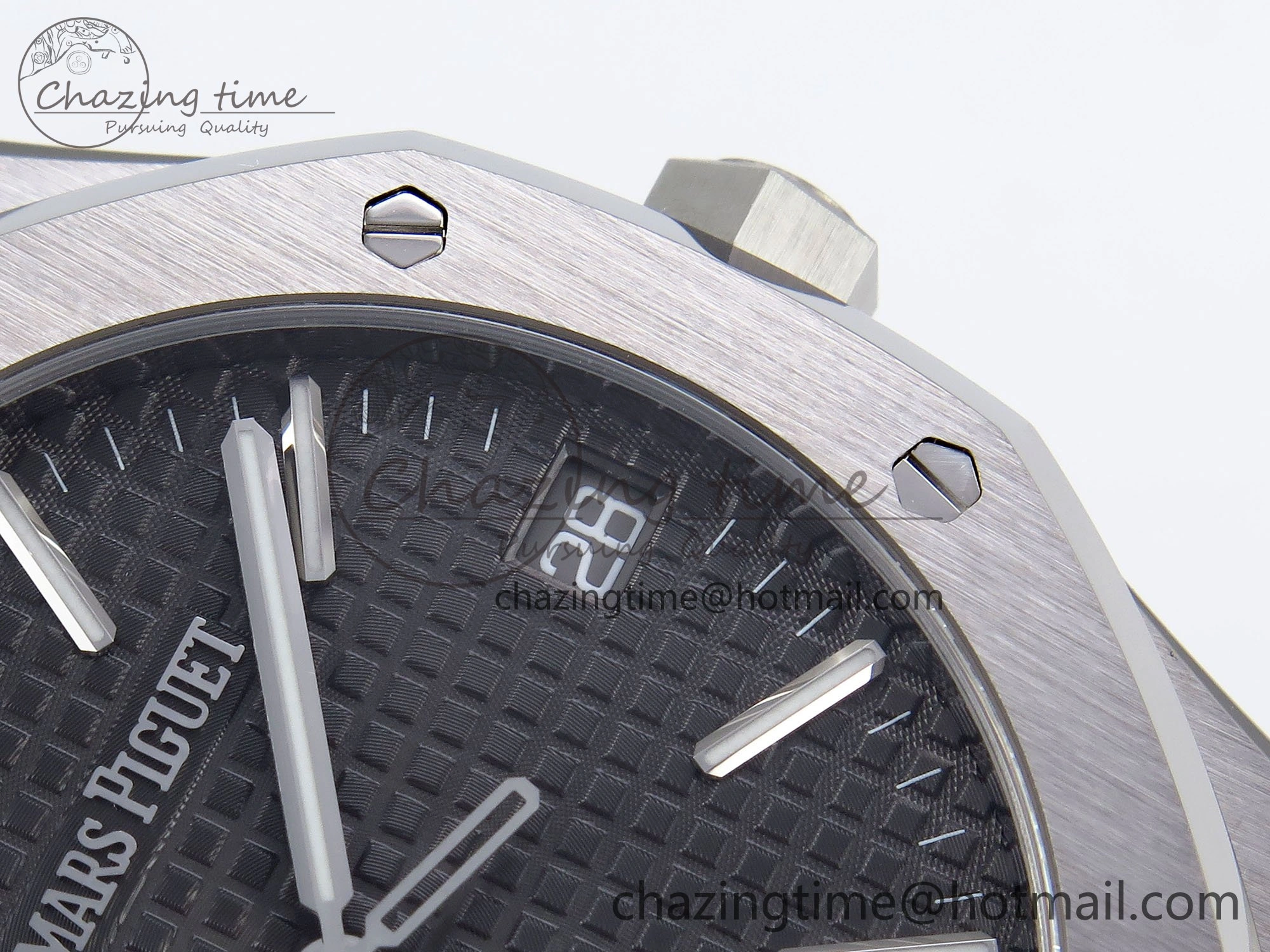 Royal Oak 41mm 15510 “50th Anniversary” SS SF 1:1 Best Edition Black Dial on SS Bracelet SA4302 Super Clone Unisex 4450