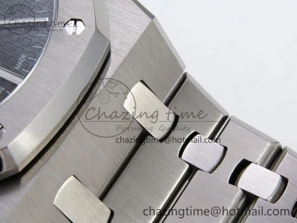 Royal Oak 41mm 15510 “50th Anniversary” SS SF 1:1 Best Edition Black Dial on SS Bracelet SA4302 Super Clone Unisex 4450