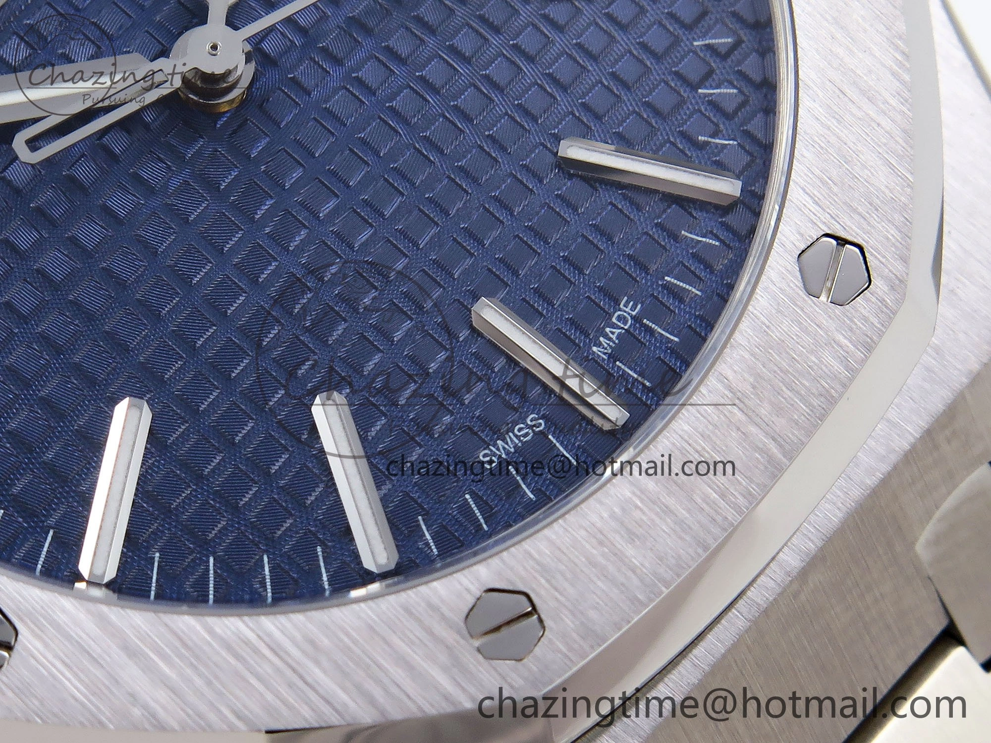 FashionForward Royal Oak 41mm 15510 “50th Anniversary” SS SF 1:1 Best Edition Blue Dial on SS Bracelet SA4302 Super Clone 4451