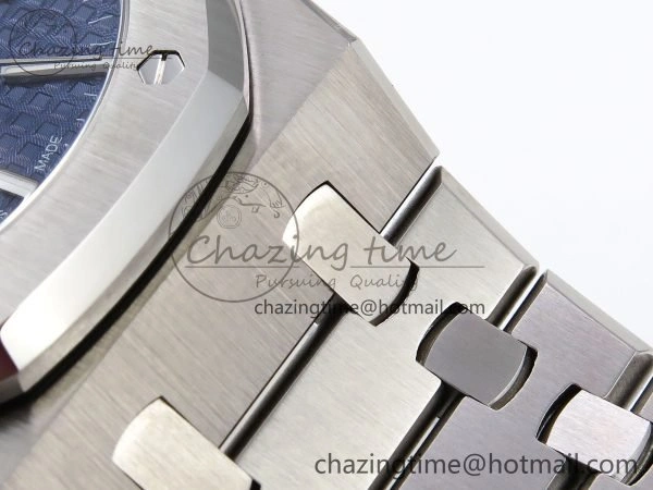 FashionForward Royal Oak 41mm 15510 “50th Anniversary” SS SF 1:1 Best Edition Blue Dial on SS Bracelet SA4302 Super Clone 4451