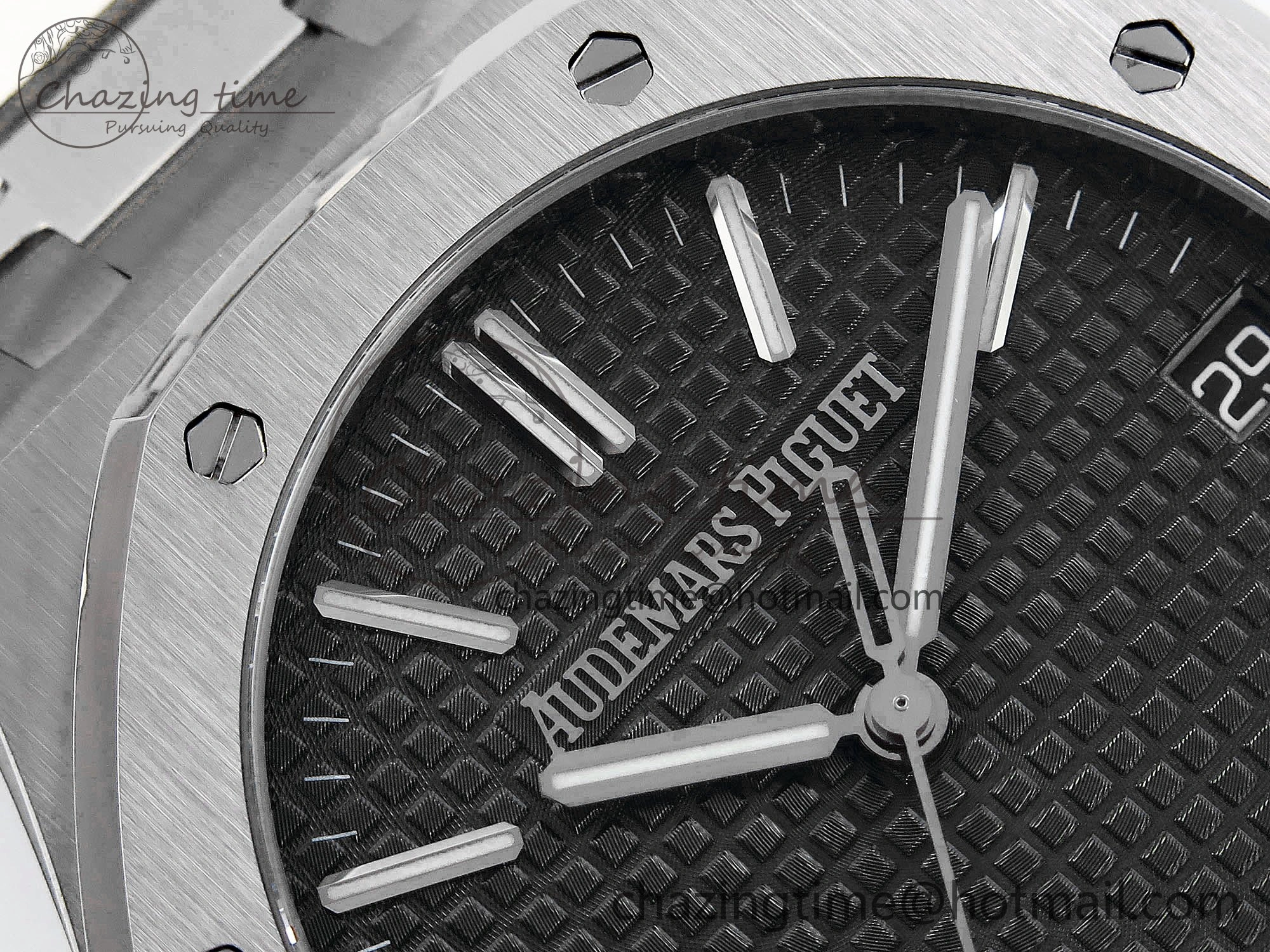 TimelessDesign Royal Oak 41mm 15510 “50th Anniversary” SS SF 1:1 Best Edition Gray Dial on SS Bracelet SA4302 Super Clone 4447