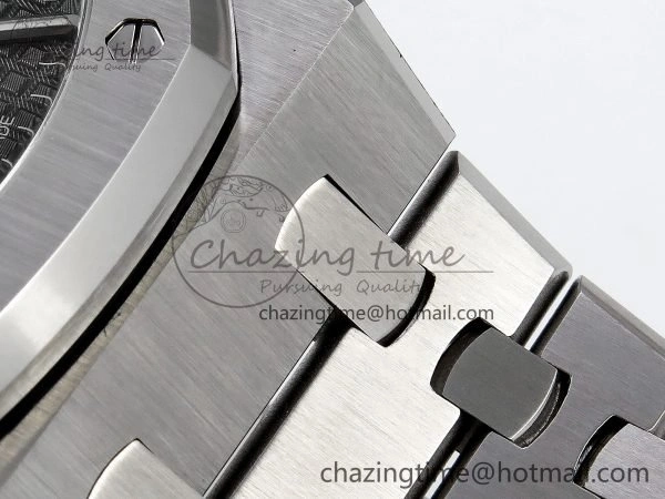 TimelessDesign Royal Oak 41mm 15510 “50th Anniversary” SS SF 1:1 Best Edition Gray Dial on SS Bracelet SA4302 Super Clone 4447