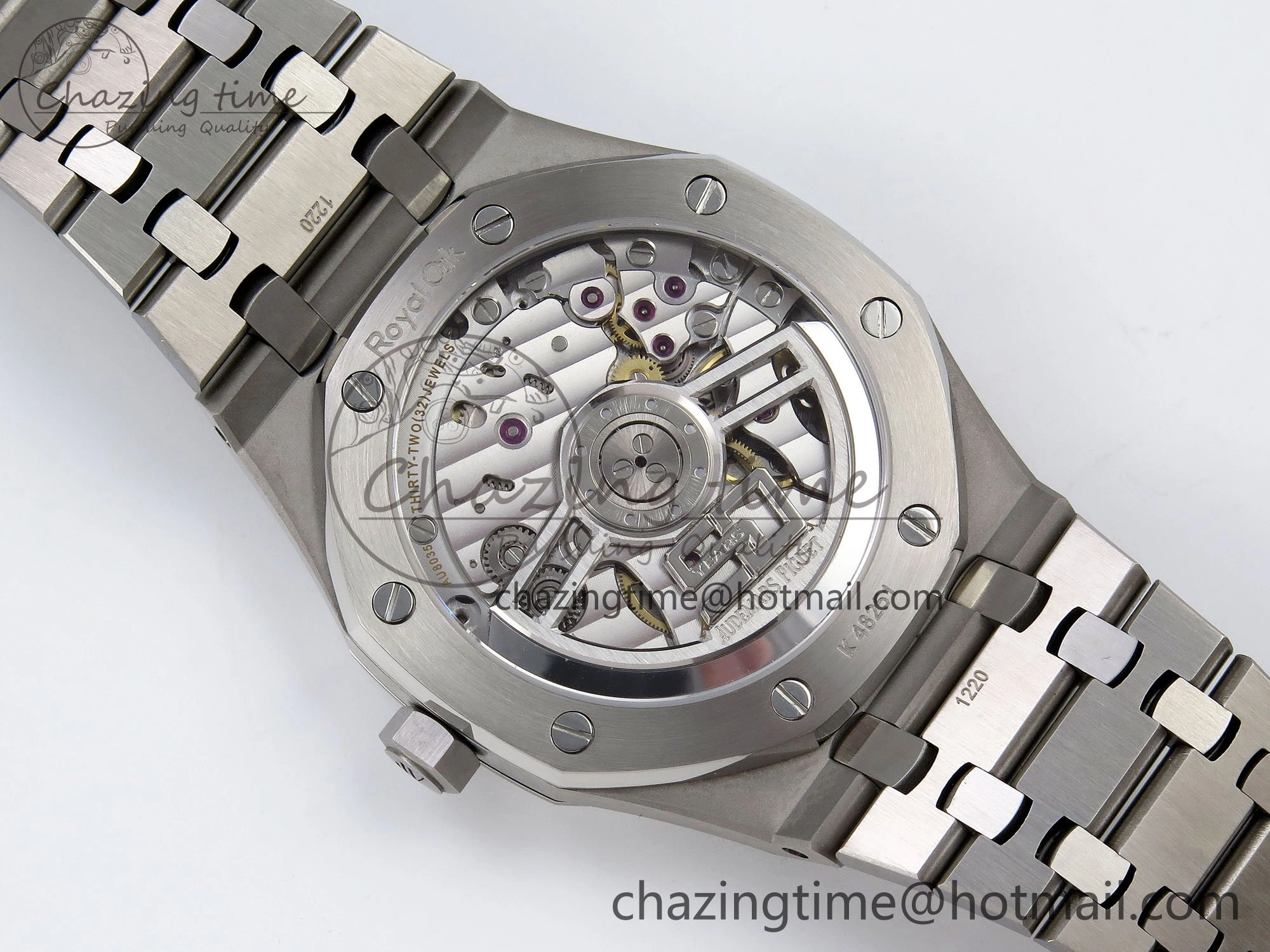 Functional Royal Oak 41mm 15510 “50th Anniversary” SS SF 1:1 Best Edition Green Dial on SS Bracelet SA4302 Super Clone 4445