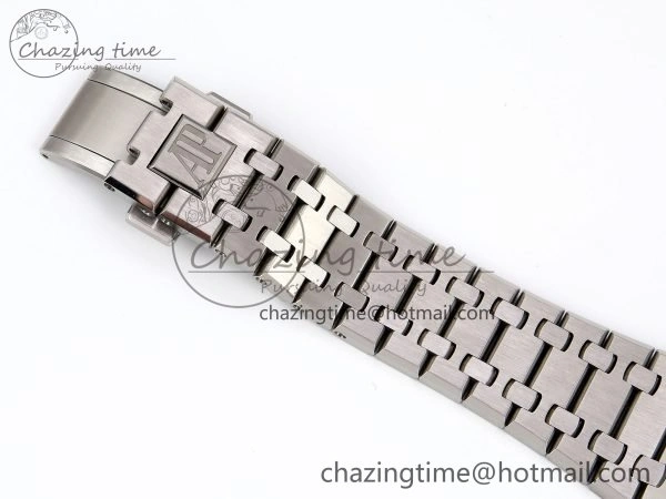 Functional Royal Oak 41mm 15510 “50th Anniversary” SS SF 1:1 Best Edition Green Dial on SS Bracelet SA4302 Super Clone 4445