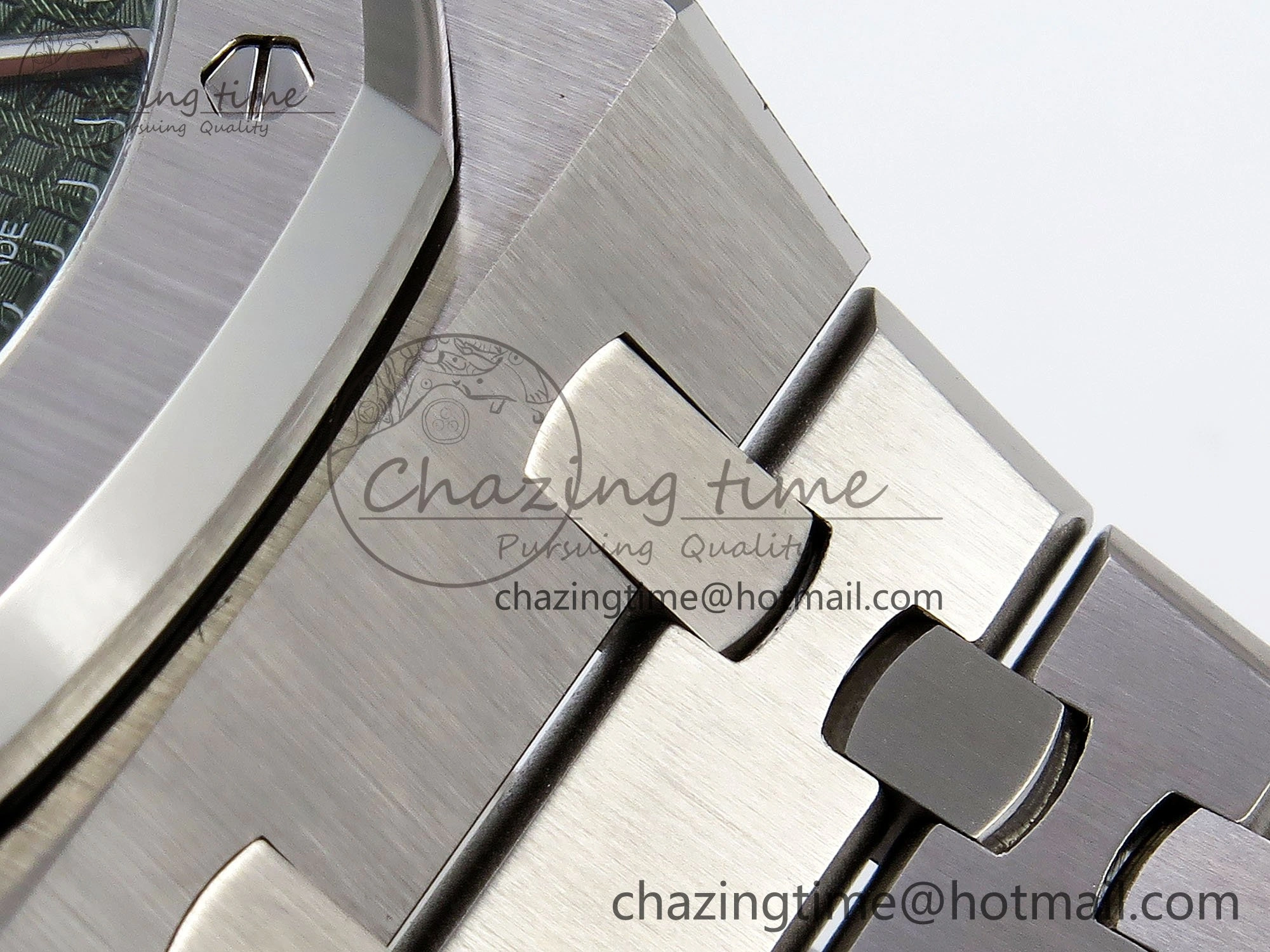 Functional Royal Oak 41mm 15510 “50th Anniversary” SS SF 1:1 Best Edition Green Dial on SS Bracelet SA4302 Super Clone 4445