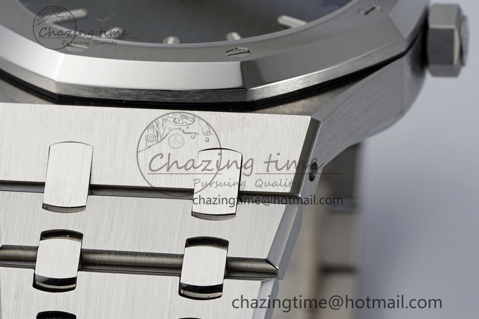 Classic Royal Oak 41mm 15510 “50th Anniversary” SS ZF 1:1 Best Edition Black Textured Dial on SS Bracelet A 4664