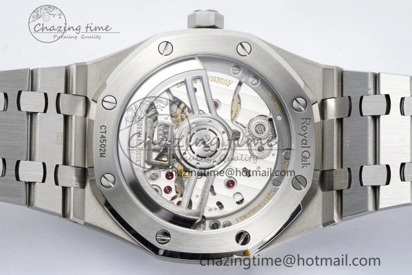 Colorful Royal Oak 41mm 15510 “50th Anniversary” SS ZF 1:1 Best Edition Blue Textured Dial on SS Bracelet A 4662