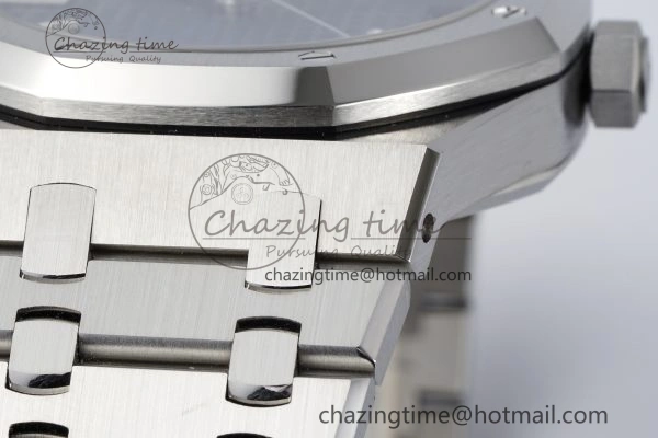 Colorful Royal Oak 41mm 15510 “50th Anniversary” SS ZF 1:1 Best Edition Blue Textured Dial on SS Bracelet A 4662