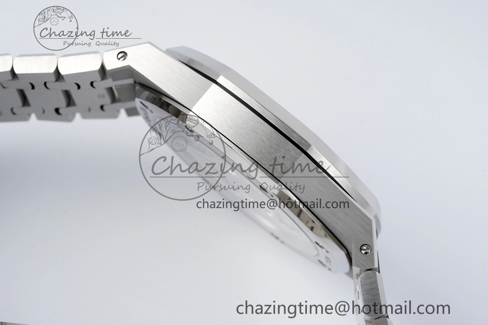 Supportive Royal Oak 41mm 15510 “50th Anniversary” SS ZF 1:1 Best Edition Gray Textured Dial on SS Bracelet A 4660