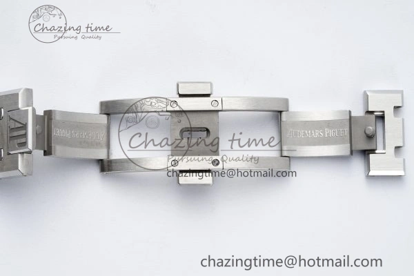 Supportive Royal Oak 41mm 15510 “50th Anniversary” SS ZF 1:1 Best Edition Gray Textured Dial on SS Bracelet A 4660