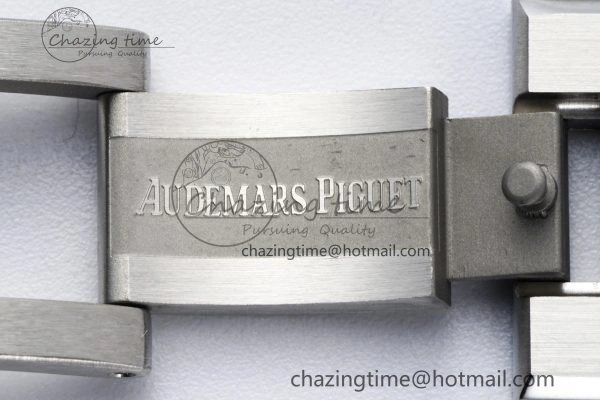 Supportive Royal Oak 41mm 15510 “50th Anniversary” SS ZF 1:1 Best Edition Gray Textured Dial on SS Bracelet A 4660