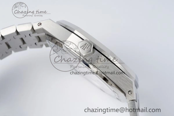 Royal Oak 41mm 15510 “50th Anniversary” SS ZF 1:1 Best Edition Green Textured Dial on SS Bracelet A Efficient 4661