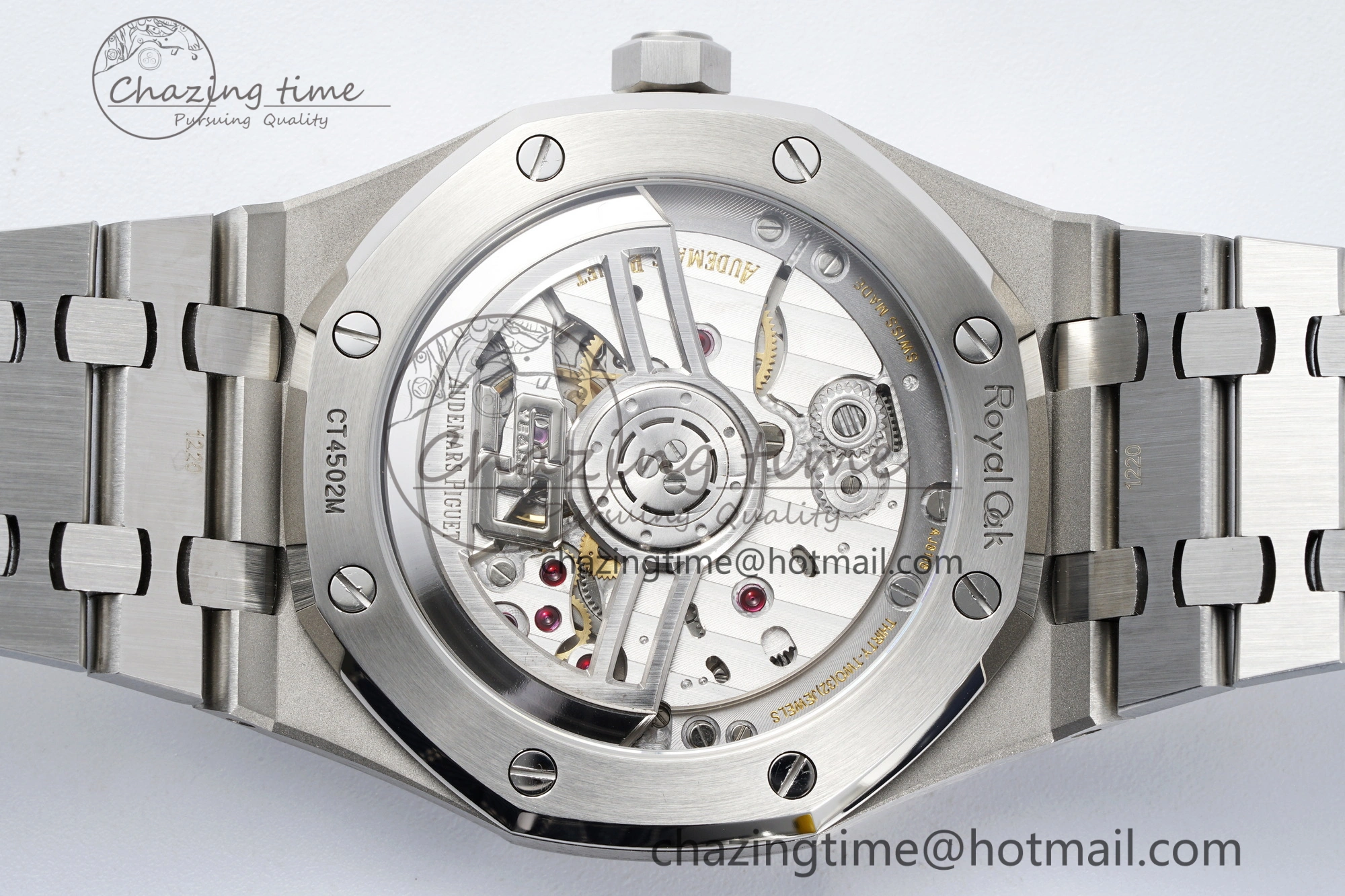 Royal Oak 41mm 15510 “50th Anniversary” SS ZF 1:1 Best Edition Green Textured Dial on SS Bracelet A Efficient 4661