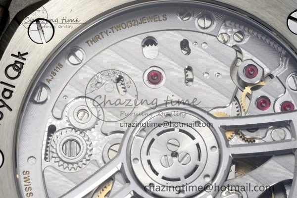 Royal Oak 41mm 15510 “50th Anniversary” SS ZF 1:1 Best Edition Green Textured Dial on SS Bracelet A Efficient 4661