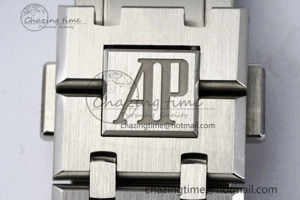 Royal Oak 41mm 15510 “50th Anniversary” SS ZF 1:1 Best Edition Green Textured Dial on SS Bracelet A Efficient 4661
