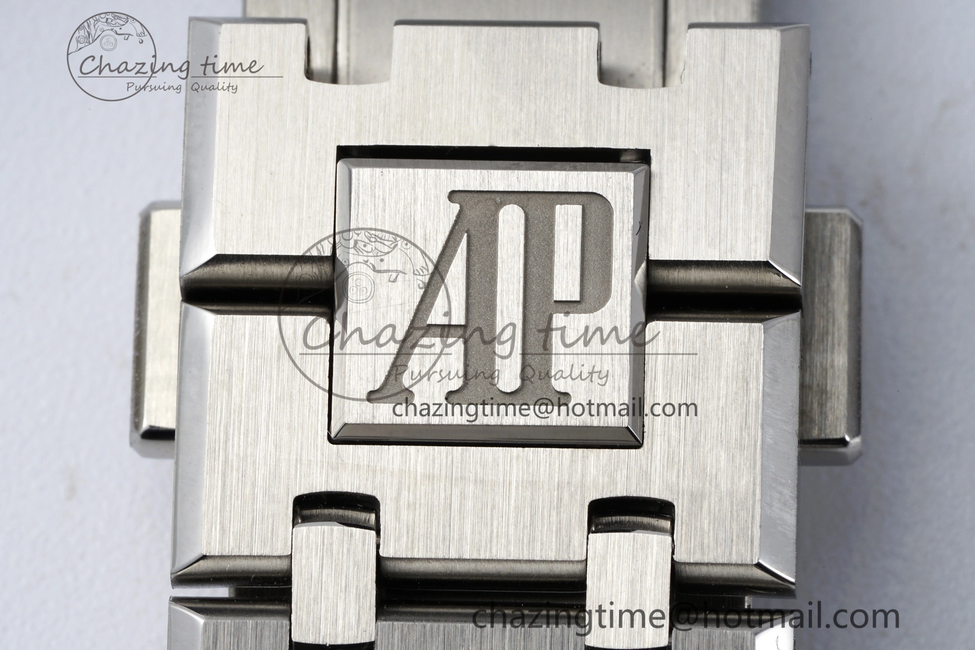 Contemporary Royal Oak 41mm 15510 “50th Anniversary” SS ZF 1:1 Best Edition White Textured Dial on SS Bracelet A 4663