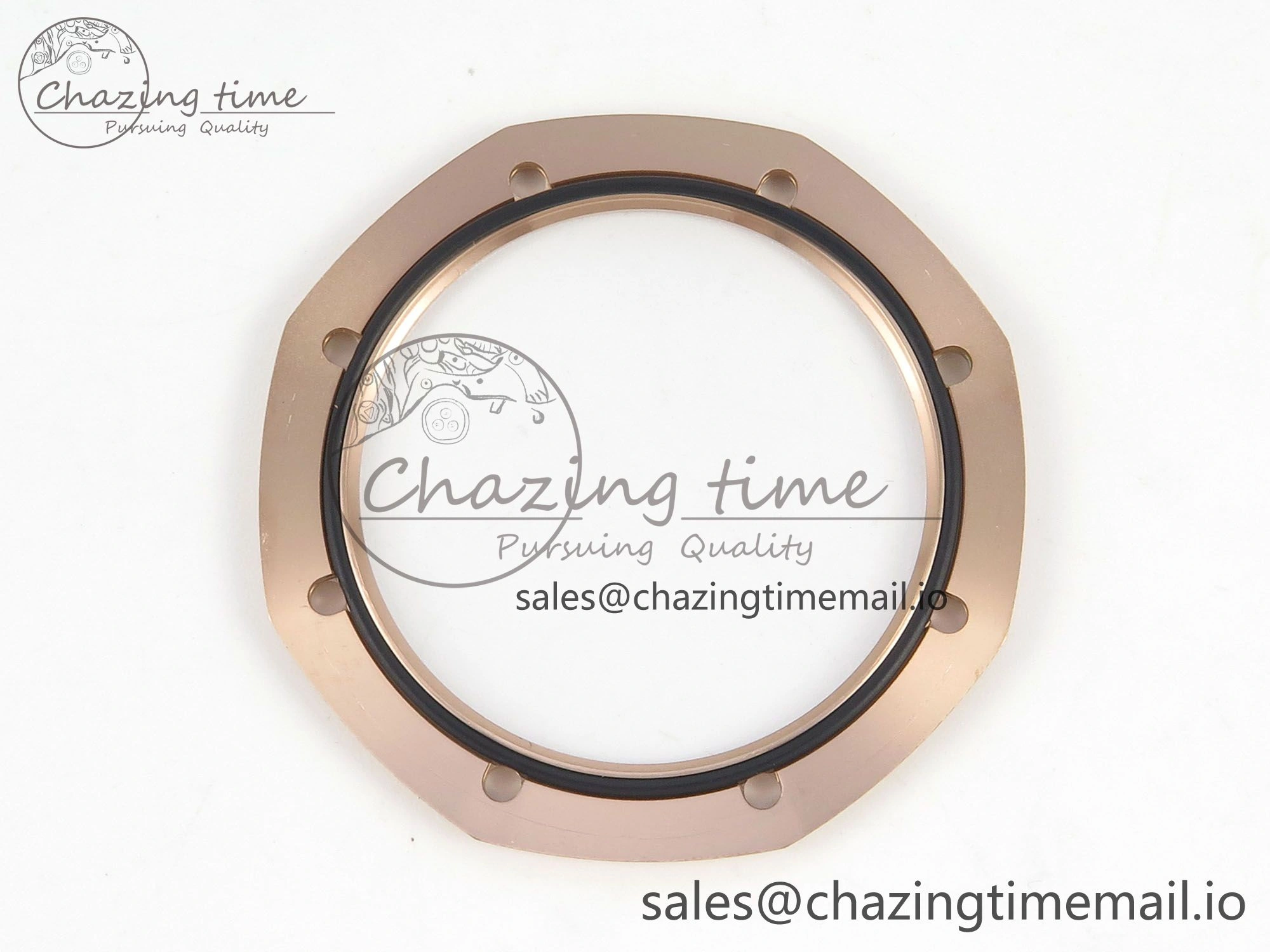 Packable Royal Oak 41mm 15510 RG RSF 1:1 Best Edition Black Dial on RG Bracelet SA4302 Super Clone 4218