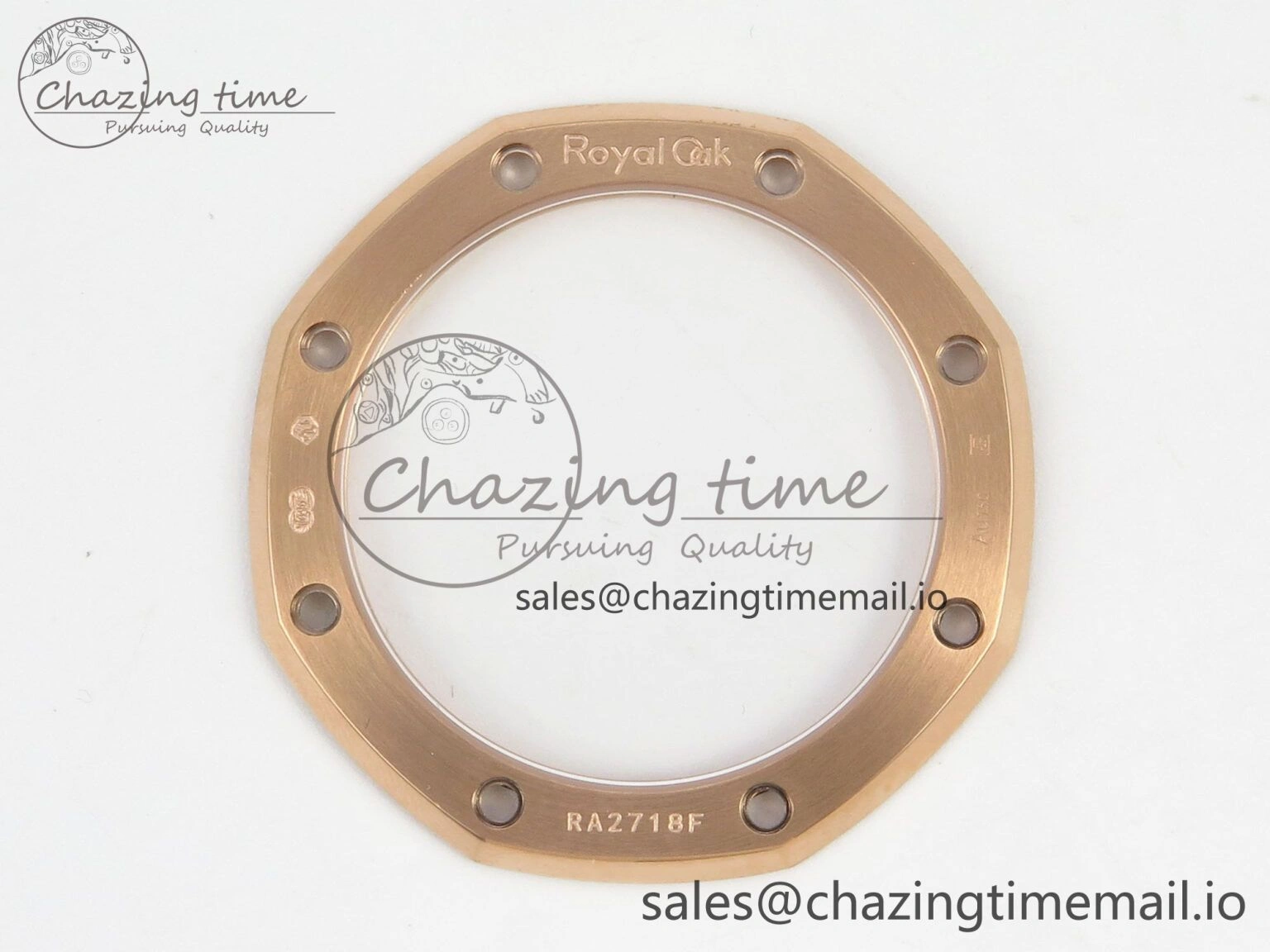 HighPerformance Royal Oak 41mm 15510 RG RSF 1:1 Best Edition Blue Dial on Black leather strap SA4302 Super Clone 4216