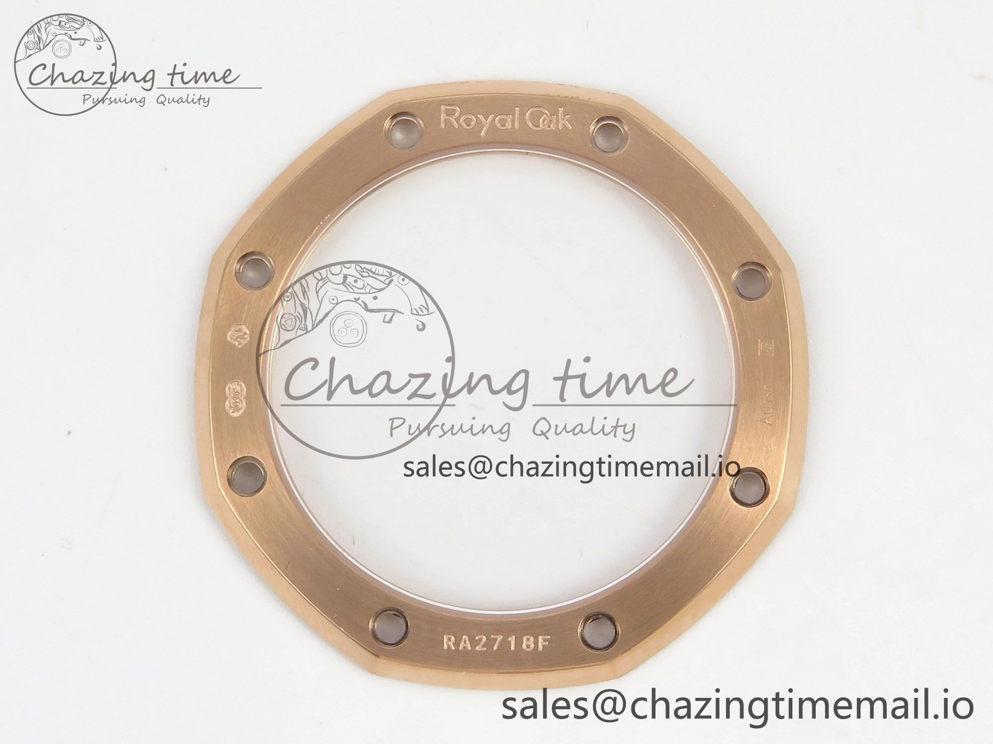 HighPerformance Royal Oak 41mm 15510 RG RSF 1:1 Best Edition Blue Dial on Black leather strap SA4302 Super Clone 4216