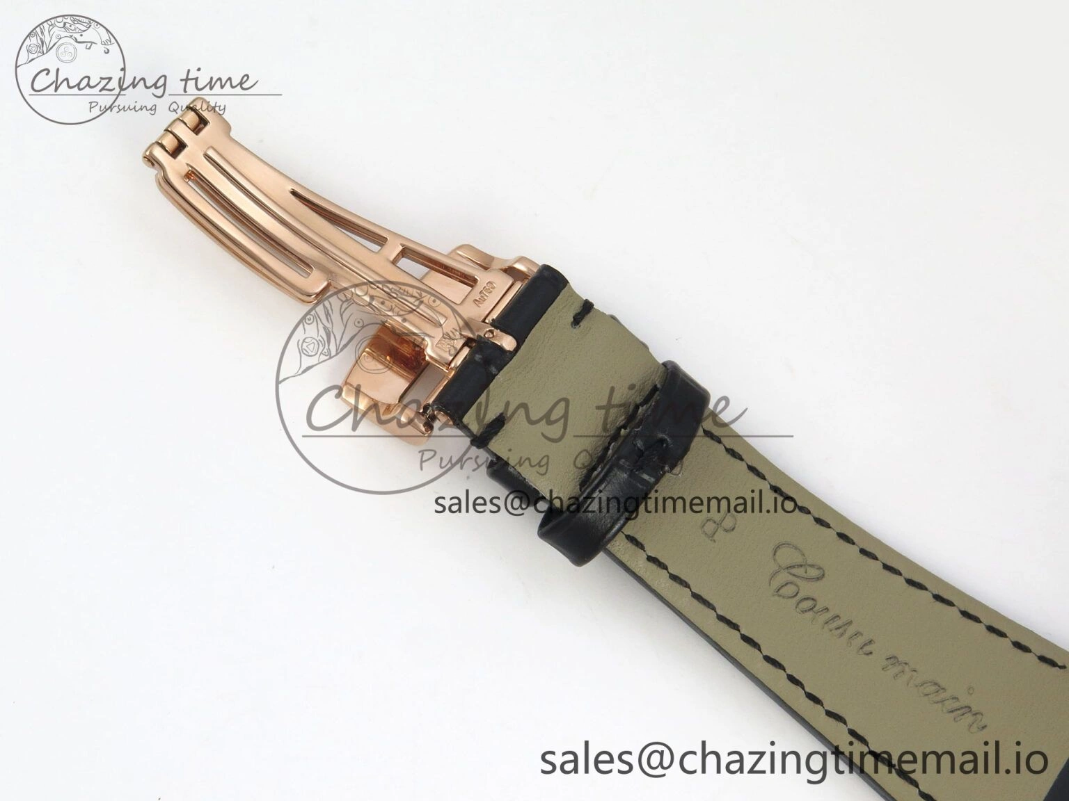 HighPerformance Royal Oak 41mm 15510 RG RSF 1:1 Best Edition Blue Dial on Black leather strap SA4302 Super Clone 4216
