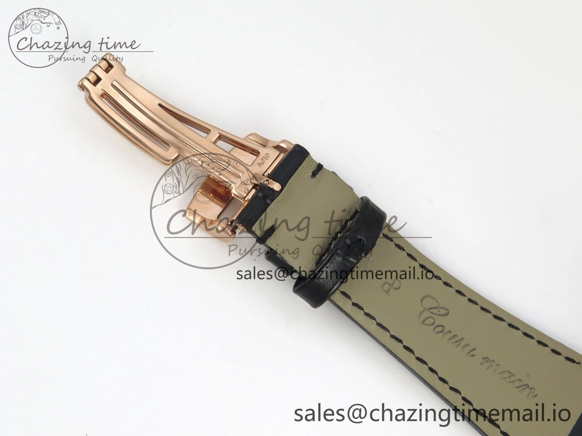 HighPerformance Royal Oak 41mm 15510 RG RSF 1:1 Best Edition Blue Dial on Black leather strap SA4302 Super Clone 4216