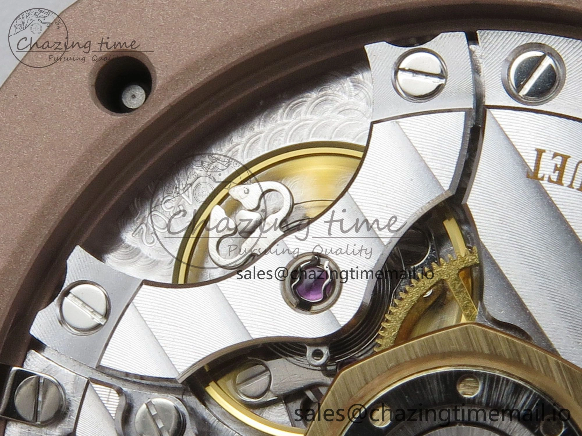HighQuality Royal Oak 41mm 15510 RG RSF 1:1 Best Edition Blue Dial on Blue leather strap SA4302 Super Clone 4214