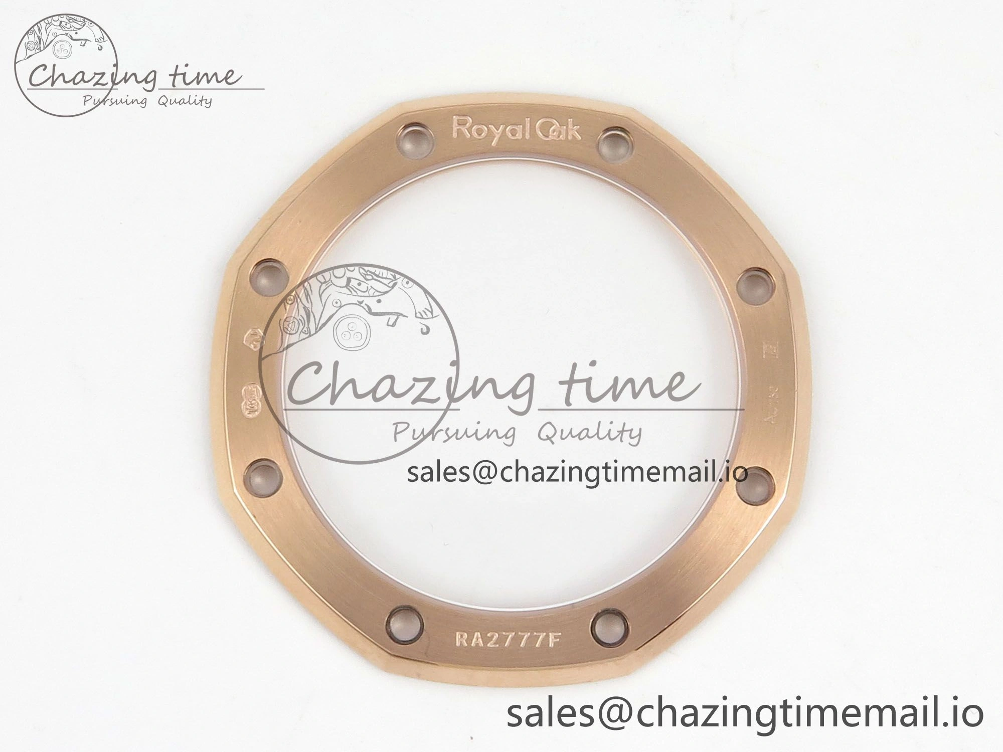 HighQuality Royal Oak 41mm 15510 RG RSF 1:1 Best Edition Blue Dial on Blue leather strap SA4302 Super Clone 4214