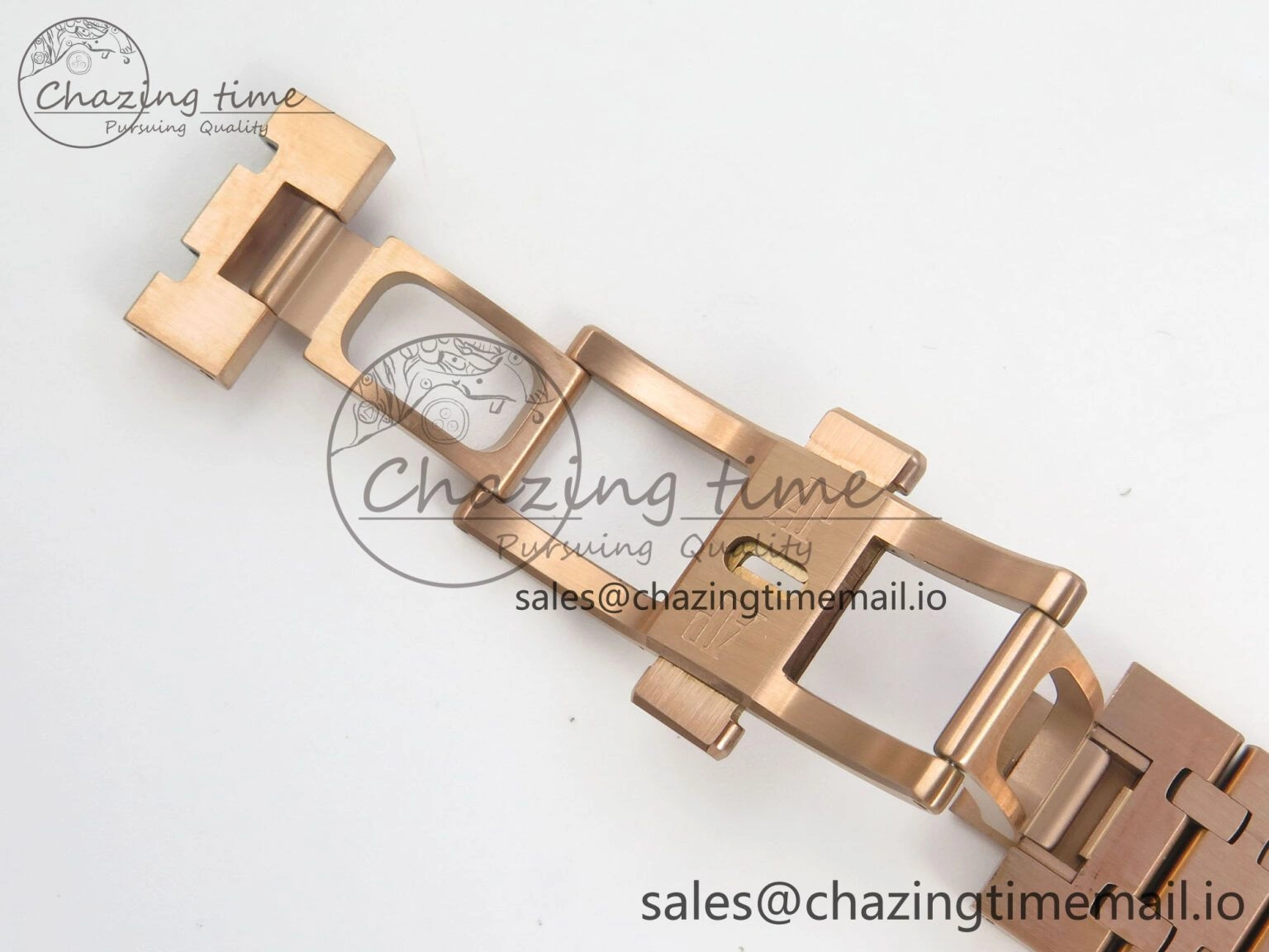Royal Oak 41mm 15510 RG RSF 1:1 Best Edition Blue Dial on RG Bracelet SA4302 Super Clone Packable 4217