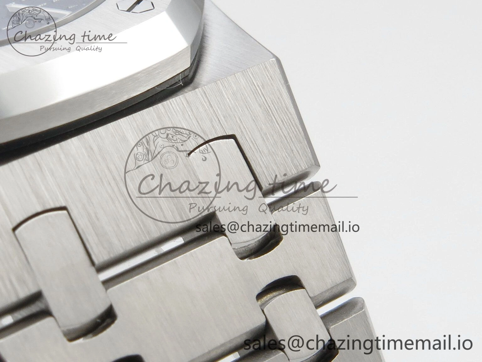 Affordable Royal Oak 41mm 15510 SS RSF 1:1 Best Edition Black Dial on SS Bracelet SA4302 Super Clone 4219