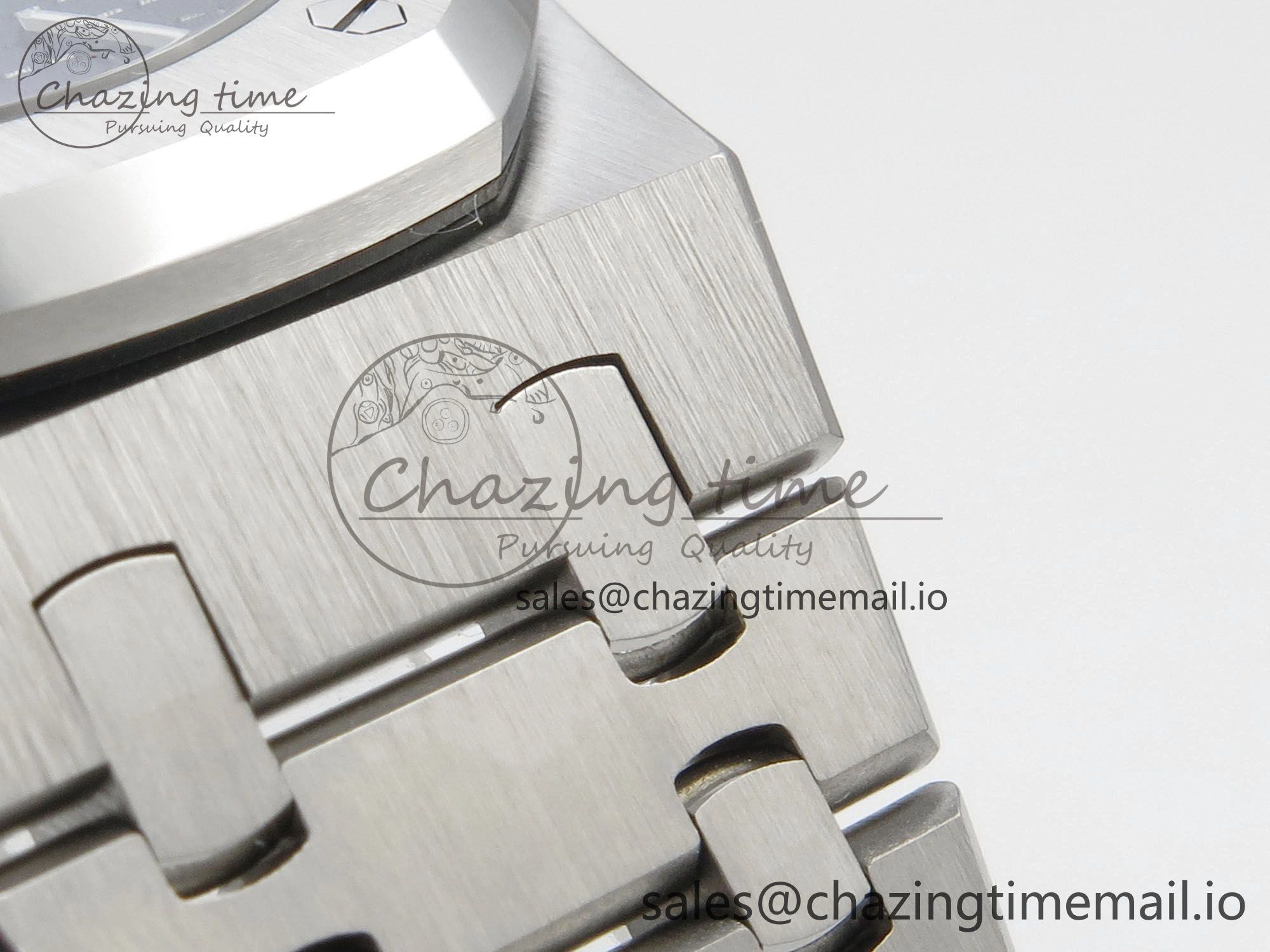 Affordable Royal Oak 41mm 15510 SS RSF 1:1 Best Edition Black Dial on SS Bracelet SA4302 Super Clone 4219