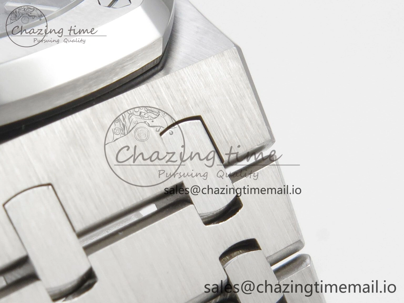 Royal Oak 41mm 15510 SS RSF 1:1 Best Edition Gray Dial on SS Bracelet SA4302 Super Clone Casual 4221