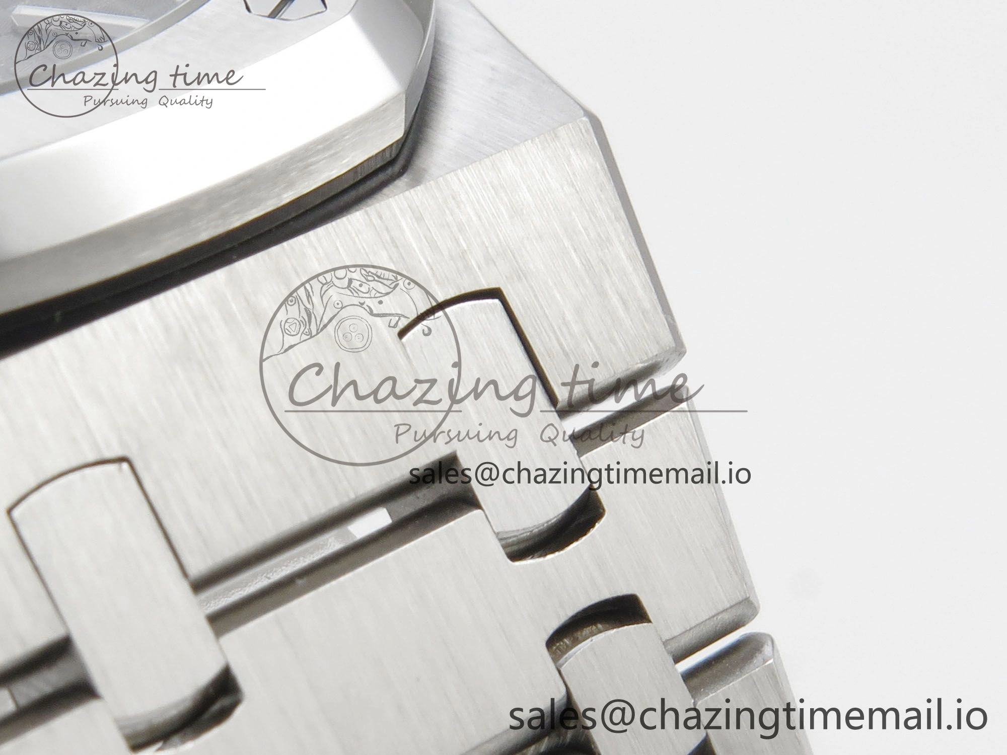 Royal Oak 41mm 15510 SS RSF 1:1 Best Edition Gray Dial on SS Bracelet SA4302 Super Clone Casual 4221