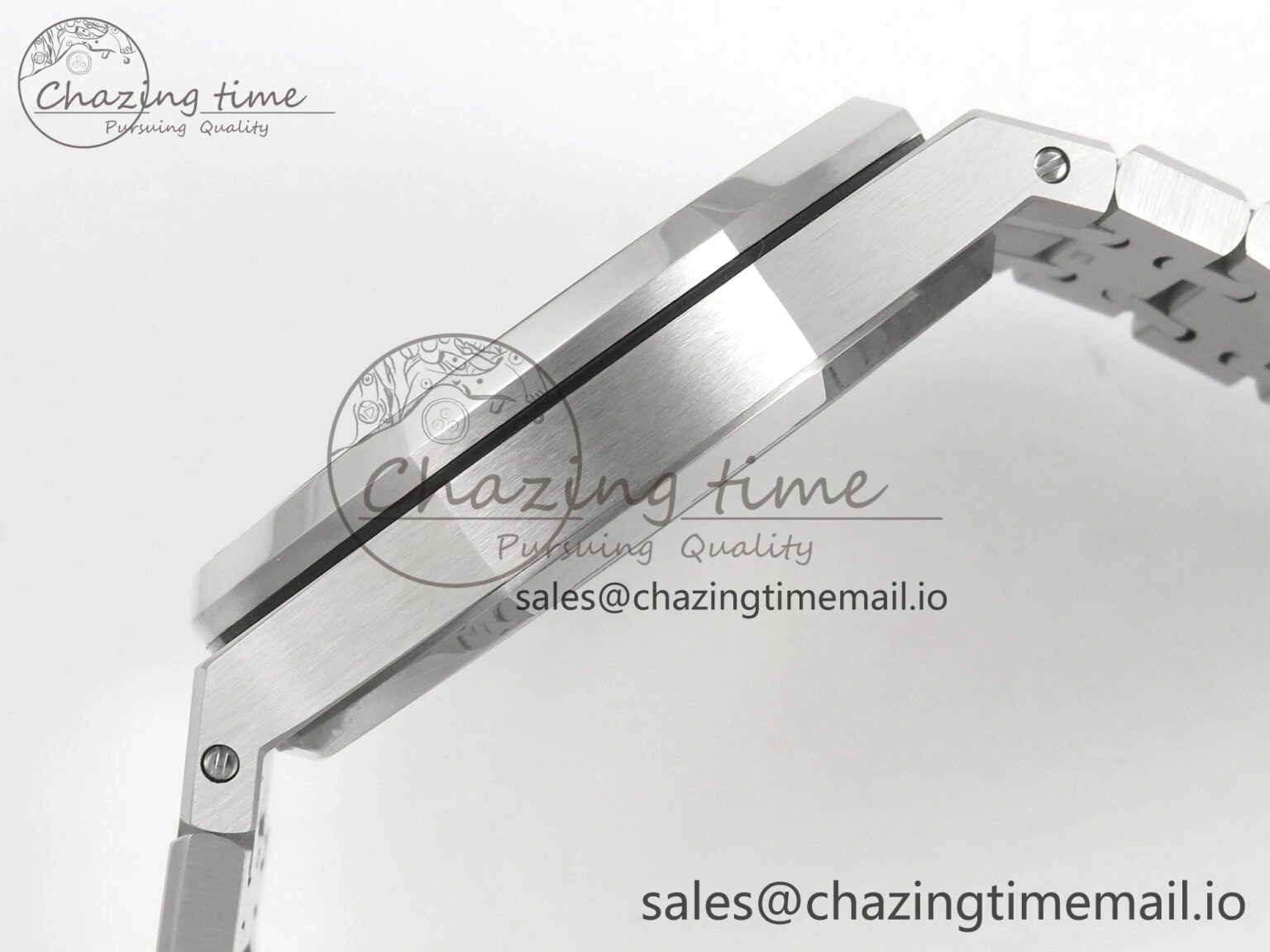 Royal Oak 41mm 15510 SS RSF 1:1 Best Edition Silver Dial on SS Bracelet SA4302 Super Clone UrbanChic 4222